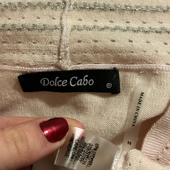 Dolce Cabo Cream Cardigan Sweater - Picture 7 of 8